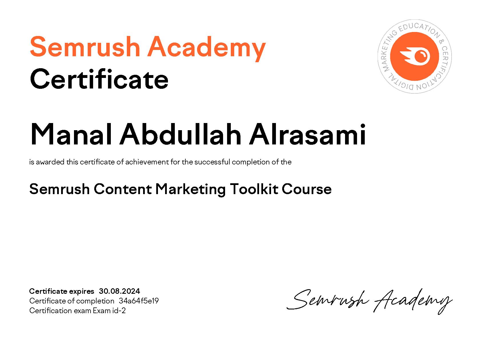 Semrush Content Marketing Toolkit