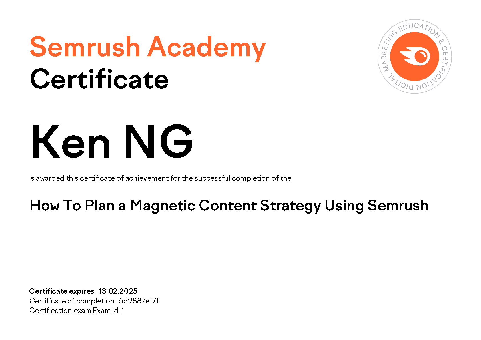 Content creation course for magnetic strategies
