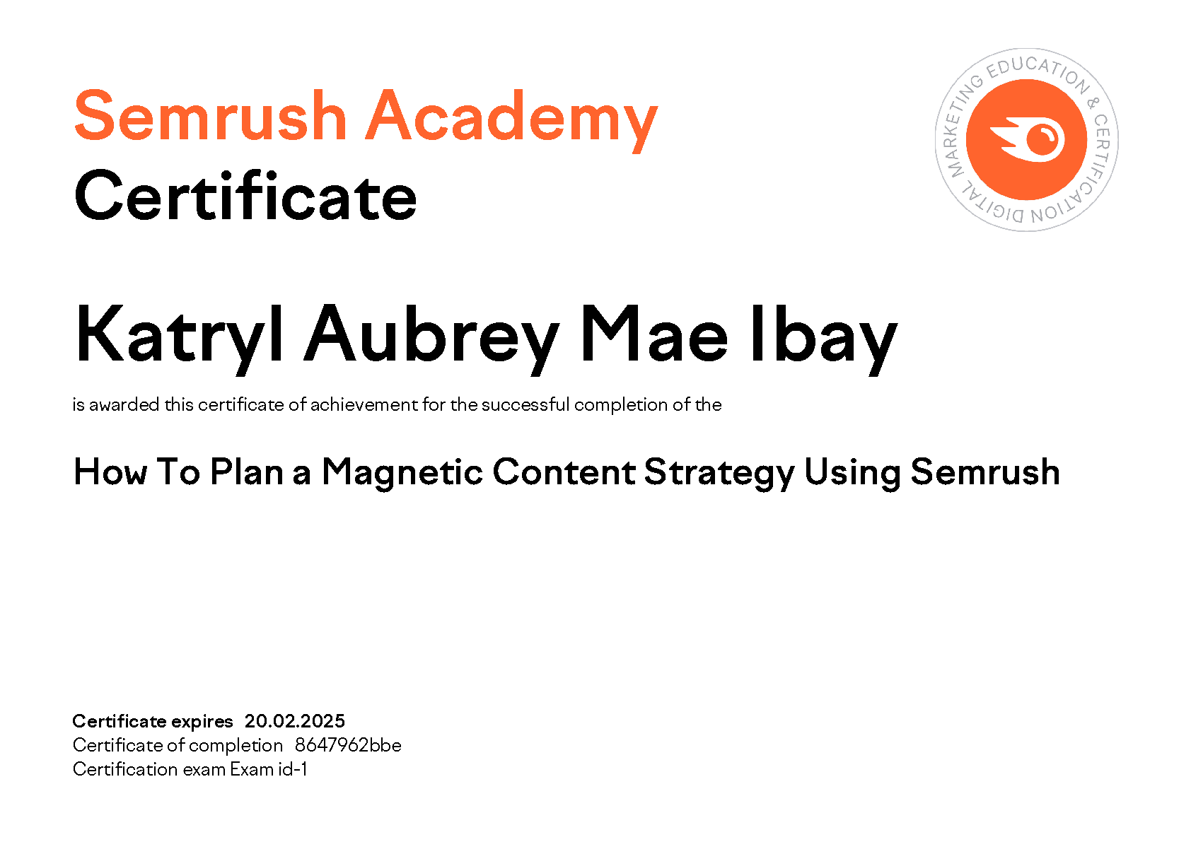 Content creation course for magnetic strategies