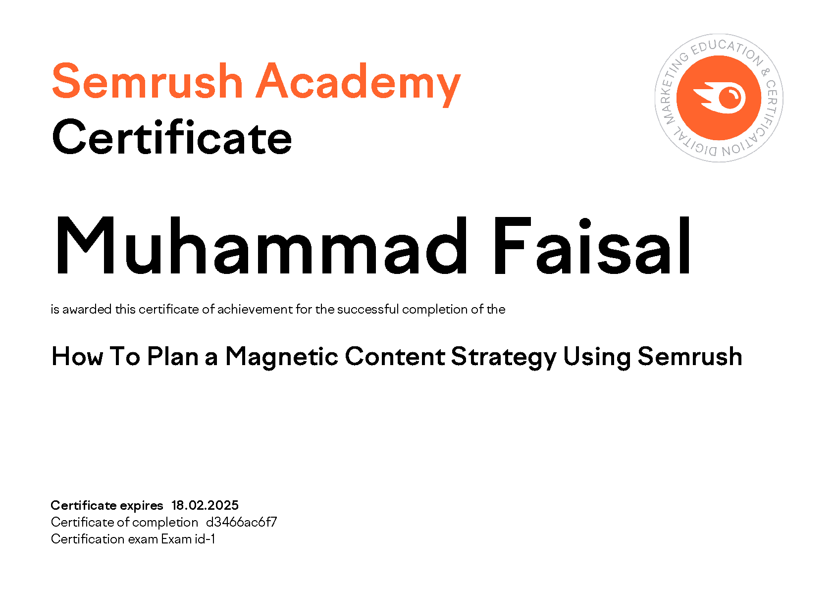 Content creation course for magnetic strategies