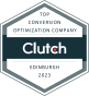 Edinburgh, Scotland, United Kingdom: Byrån Clear Click vinner priset Clutch Award