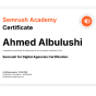 La agencia Boostify Digital Marketing Agency 🚀 de Dubai, Dubai, United Arab Emirates gana el premio Semrush for Digital Agencies