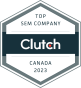 Toronto, Ontario, Canada agency Search Engine People wins Top SEM Company Canada 2023 - Clutch award