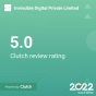A agência Invincible Digital Private Limited, de India, conquistou o prêmio Clutch Review Rating