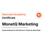 Phoenix, Arizona, United States agency MonetQ Marketing wins SEMrush Keyword Research Certificate award