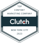 A agência Serial Scaling, de United States, conquistou o prêmio Clutch Top Content Marketing Company