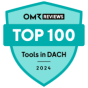 L'agenzia Online Solutions Group (OSG) di Munich, Bavaria, Germany ha vinto il riconoscimento OMR Reviews: Top 100 Tools in Dach
