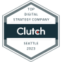L'agenzia Wide Wind di Seattle, Washington, United States ha vinto il riconoscimento Top Digital Strategy Company Seattle 2023