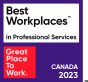 Toronto, Ontario, Canada : L’agence Search Engine People remporte le prix Best Places to Work in Professional Services 2023