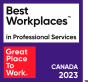 Agencja Search Engine People (lokalizacja: Toronto, Ontario, Canada) zdobyła nagrodę Best Places to Work in Professional Services 2023