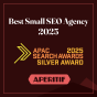 La agencia Aperitif Agency de Melbourne, Victoria, Australia gana el premio Silver for Best Small SEO Agency 2025