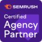 L'agenzia Cosmik Carrot di Rugeley, England, United Kingdom ha vinto il riconoscimento SEMrush Certified Agency Partner