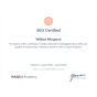 Uniondale, New York, United States Agentur Slaterock Automation gewinnt den Hubspot SEO Certification-Award