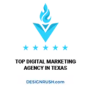 L'agenzia Allegiant Digital Marketing di Austin, Texas, United States ha vinto il riconoscimento Design Rush Top Digital Marketing Agency in Texas