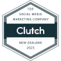 Auckland, New Zealand 营销公司 Human Digital 获得了 Top Social Marketing NZ 2023 Clutch 奖项