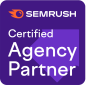 A agência SEO Guru Atlanta, de Atlanta, Georgia, United States, conquistou o prêmio SEMRUSH Certified Agency Partner
