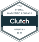 New York, New York, United States의 Digital Dot 에이전시는 Top Digital Marketing Agency 2024 Clutch 수상 경력이 있습니다