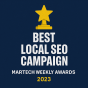 Sandy, Utah, United States agency RizzNArt wins Recognized for executing a high-impact local SEO campaign. award