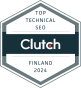 A agência Muutos Digital, de Finland, conquistou o prêmio Top Technical SEO Company in Finland - Clutch