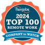 A agência Coalition Technologies, de United States, conquistou o prêmio Flexjobs Top 100 Company Logo 2024