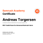 L'agenzia OptiCred di Norway ha vinto il riconoscimento Semrush SEO Toolkit Certification for Advanced Users