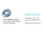 Auckland, New Zealand Agentur authentic digital gewinnt den AUT Business School Excellence in Business Support Awards - 2016 Finalist-Award