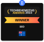 L'agenzia Saint Rollox Digital di Sydney, New South Wales, Australia ha vinto il riconoscimento Top SEO Company in Australia 2023