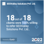 A agência SEOValley Solutions Private Limited, de India, conquistou o prêmio Top Ranked by Clutch