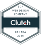 Ottawa, Ontario, CanadaのエージェンシーAzuro DigitalはClutch - Top Web Design Company in Canada (2025)賞を獲得しています
