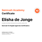Australia의 Web Domination 에이전시는 Semrush Digital Agencies Certification 수상 경력이 있습니다