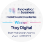 Derby, England, United KingdomのエージェンシーTTOY DigitalはBest Web Design Agency - Derbyshire賞を獲得しています