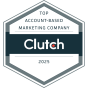 New York, New York, United StatesのエージェンシーLeadigeはClutch Top Account-Based Marketing Company 2025賞を獲得しています