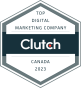 Toronto, Ontario, Canada Agentur Search Engine People gewinnt den Top Digital Marketing Company Canada 2023 - Clutch-Award