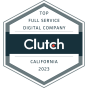 United States agency Coalition Technologies wins Top Clutch.co Full Service Digital Company California 2023 award