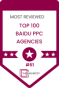 India의 ADEPTD 에이전시는 Top 100 Baidu PPC Agency by The Manifest 수상 경력이 있습니다