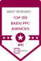 India agency ADEPTD MEDIA wins Top 100 Baidu PPC Agency by The Manifest award