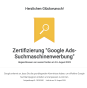 Dresden, Saxony, Germany agency Klass &amp; Fischer wins Google Ads Zertifizierung award
