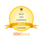 Toronto, Ontario, Canada agency Let&#39;s Get Optimized wins Sem Firms Best SEO Company in Canada award