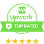 L'agenzia WebGuruz Technologies Pvt. Ltd. di India ha vinto il riconoscimento Upwork Top Rated Badge