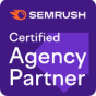 L'agenzia Zelst di Harrogate, England, United Kingdom ha vinto il riconoscimento SEMRUSH Certified Agency Partner 2023