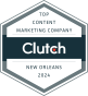 New Orleans, Louisiana, United States 营销公司 Online Optimism 获得了 Clutch Top Content Marketing Company New Orleans 2024 奖项