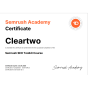 A agência Cleartwo, de United Kingdom, conquistou o prêmio Semrush Academy Certificate