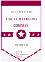 L'agenzia Plan Left di Nashville, Tennessee, United States ha vinto il riconoscimento Most Reviewed Digital Marketing Company