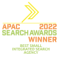 L'agenzia Living Online di Perth, Western Australia, Australia ha vinto il riconoscimento APAC Search Awards - Best Small Integrated Search Agency