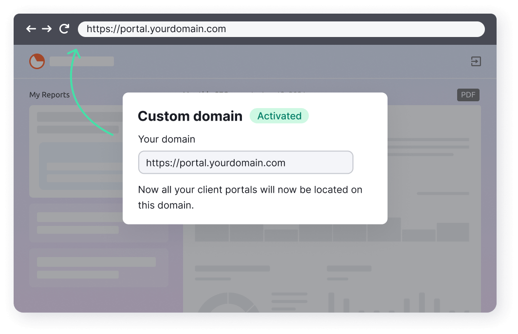 Client Portal on your domain