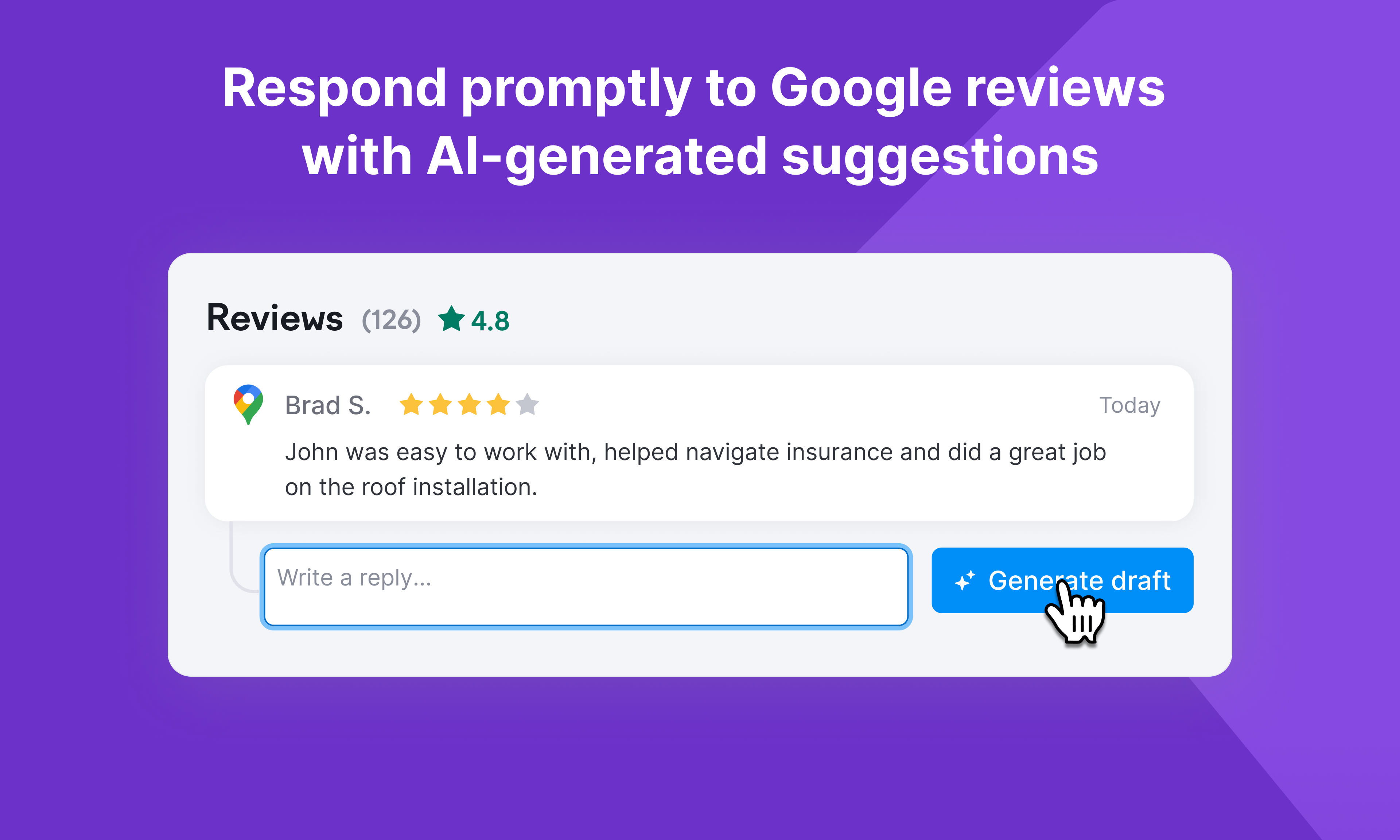 Track your ratings and see how you compare with competitors
