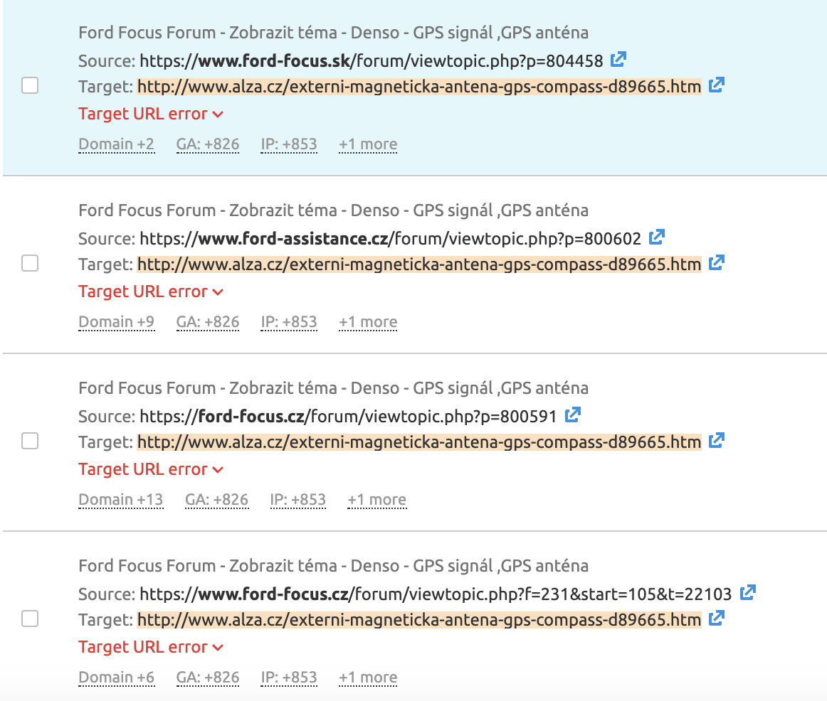 Defekte Links im Backlink Audit