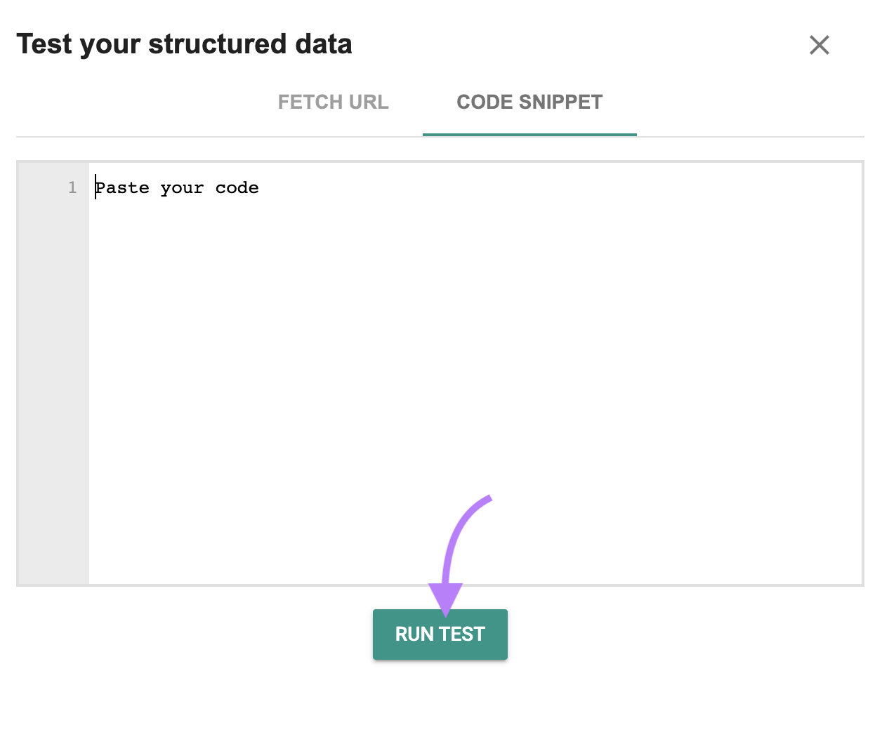 Schema Markup Validator tool