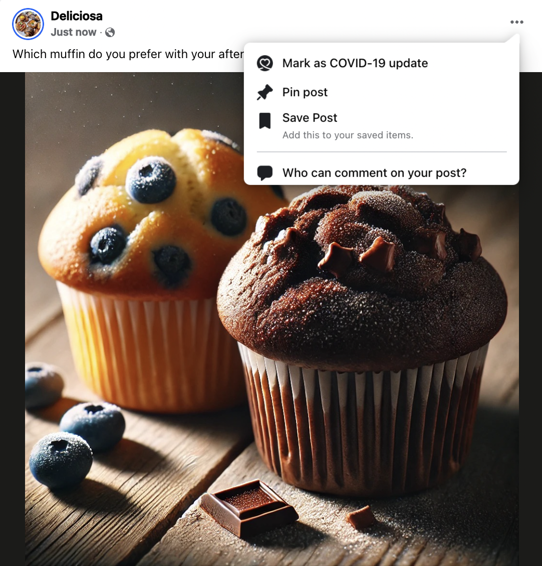 How to pin a station  connected  Facebook