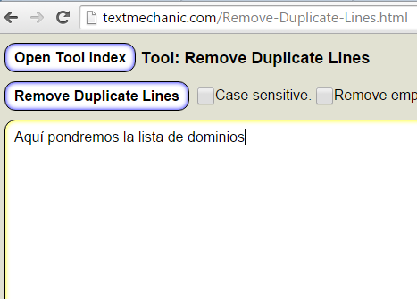 Herramientas Google - Disavow y Textmechanic